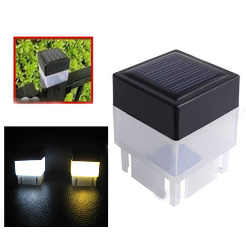 LED Solar Fence Lamps Outdoor Waterproof Post Cap Lights For Wrought Iron Fencing Front Yard Backyards Gate Landscaping Resident