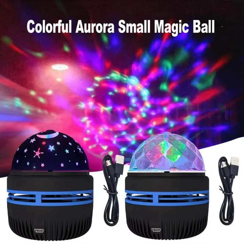 LED Star Galaxy Projector Lamp with USB Auto Rotation, Remote Control Night Light for Room Decoration