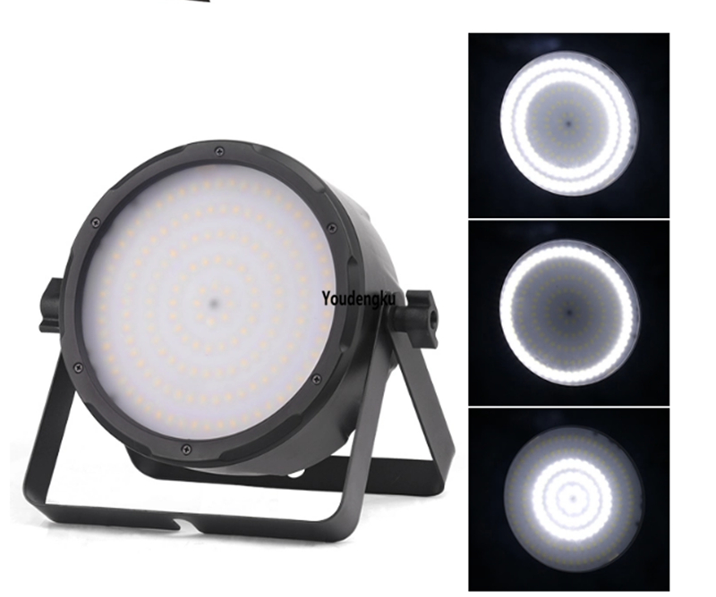 LED strobe par light with 168x0.5W white mini flat design for DJ club stage decoration