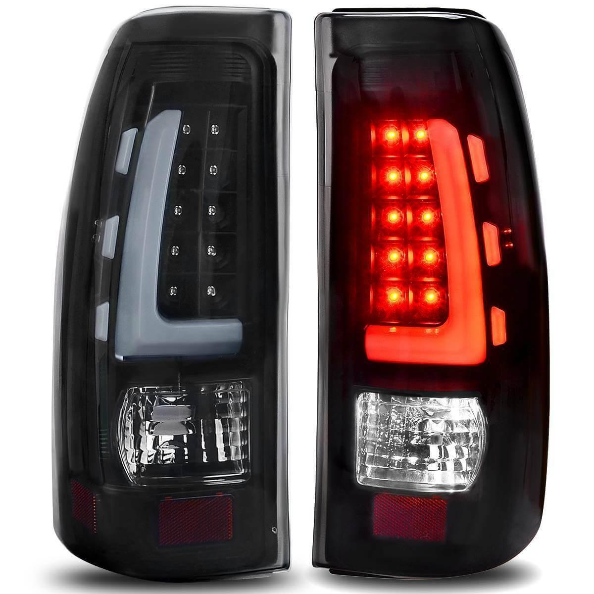 LED tail lights compatible with 1999-2007 Chevy Silverado and 1999-2002 GMC Sierra models