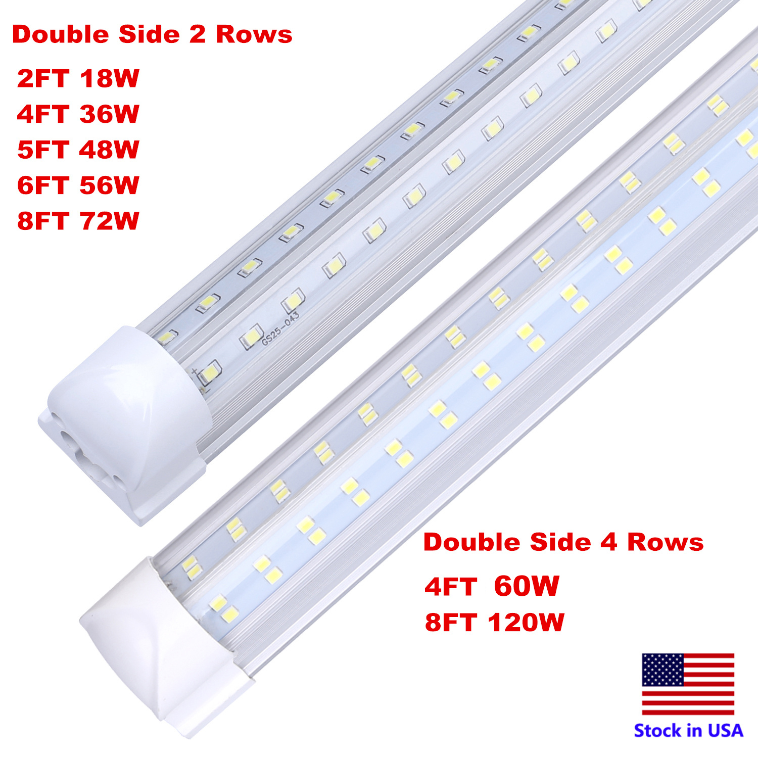 LED Tube 8FT Shop Light Fixture 120W Cooler Door Freezer Bulbs 2ft 4ft 5ft 6ft V Shape Integrated Lamps

8-foot LED shop light fixture with 120W cooler door freezer bulbs, available in 2ft, 4ft, 5ft, 6ft and V-shape integrated lamp options