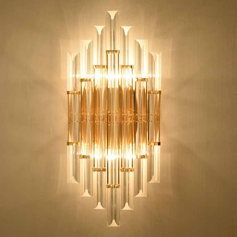 Led Vanity Lights Fixtures Hotel Bedside Crystal Wall Lamps Living Room Aisle Staircase Wall Lighting Bathroom Modern Gold Sconce

Elegant vanity lighting fixtures featuring crystal wall lamps for hotel bedside, living room, staircase, and bathroom with modern gold sconce design