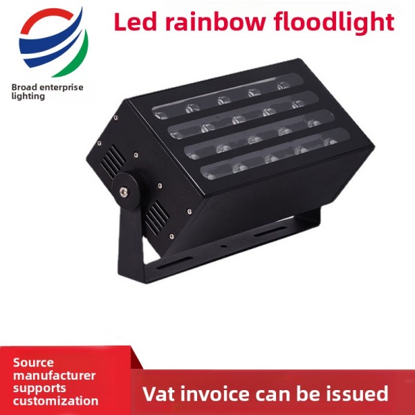 LED Wall Wash Light, RGBW Color Changing Flood Light with Adjustable Bracket, Waterproof Outdoor/Indoor Stage Lighting for Landscape, Building, Even  

RGBW color-changing floodlight with adjustable bracket, waterproof LED wall wash light for indoor/outdoor stage, landscape, and building illumination