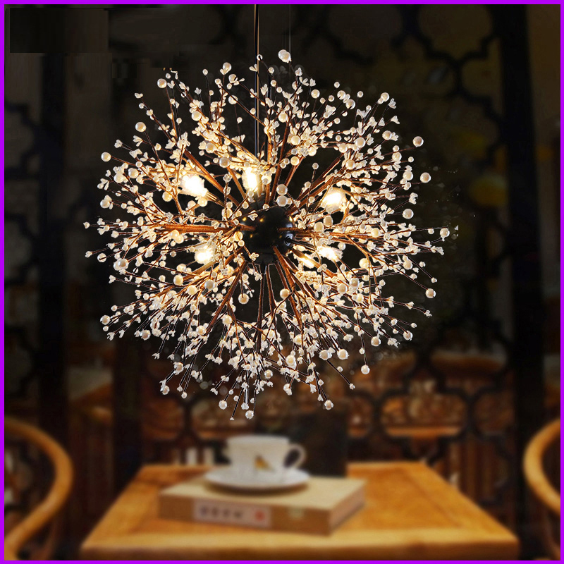 Living room bedroom Post Modern pendant lights  
Modern pendant lighting for living rooms and bedrooms  

Dining room dandelion led Pendant lamp  
LED dandelion pendant lamp for dining areas  

Exhibition Hall led hanging Lamp vintage light  
Vintage-style LED hanging lights for exhibition halls