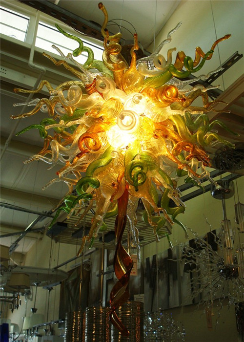LR1029-AC110V-240V Italy Style Glass Pendant Light with CE/UL Certification for Modern Party Decor