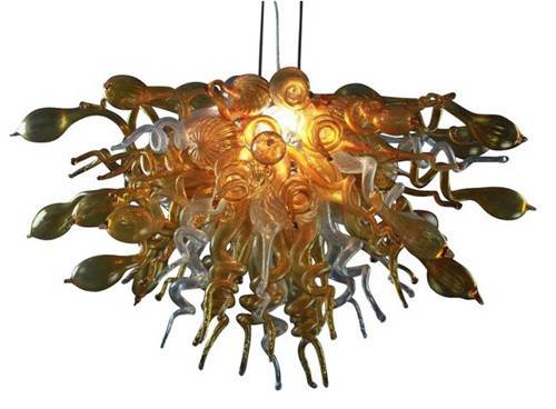 LR1057 - Premium Custom Murano Glass Chandelier with Modern European Design and LED Lighting