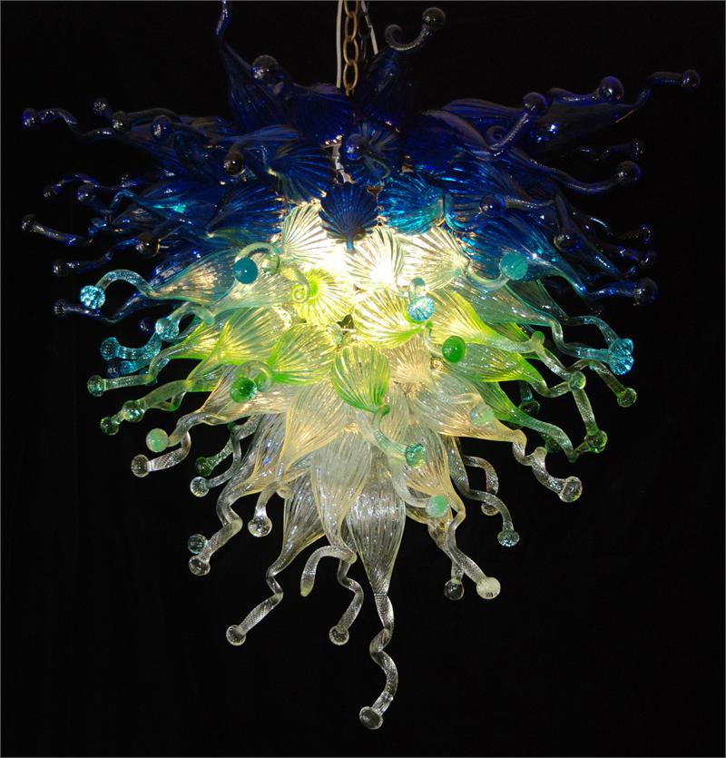 LR470-Top Design Handmade Blown Chandeliers Lamp Hotel Lobby Decorative Murano Borosilicate Glass Style Art Chandelier