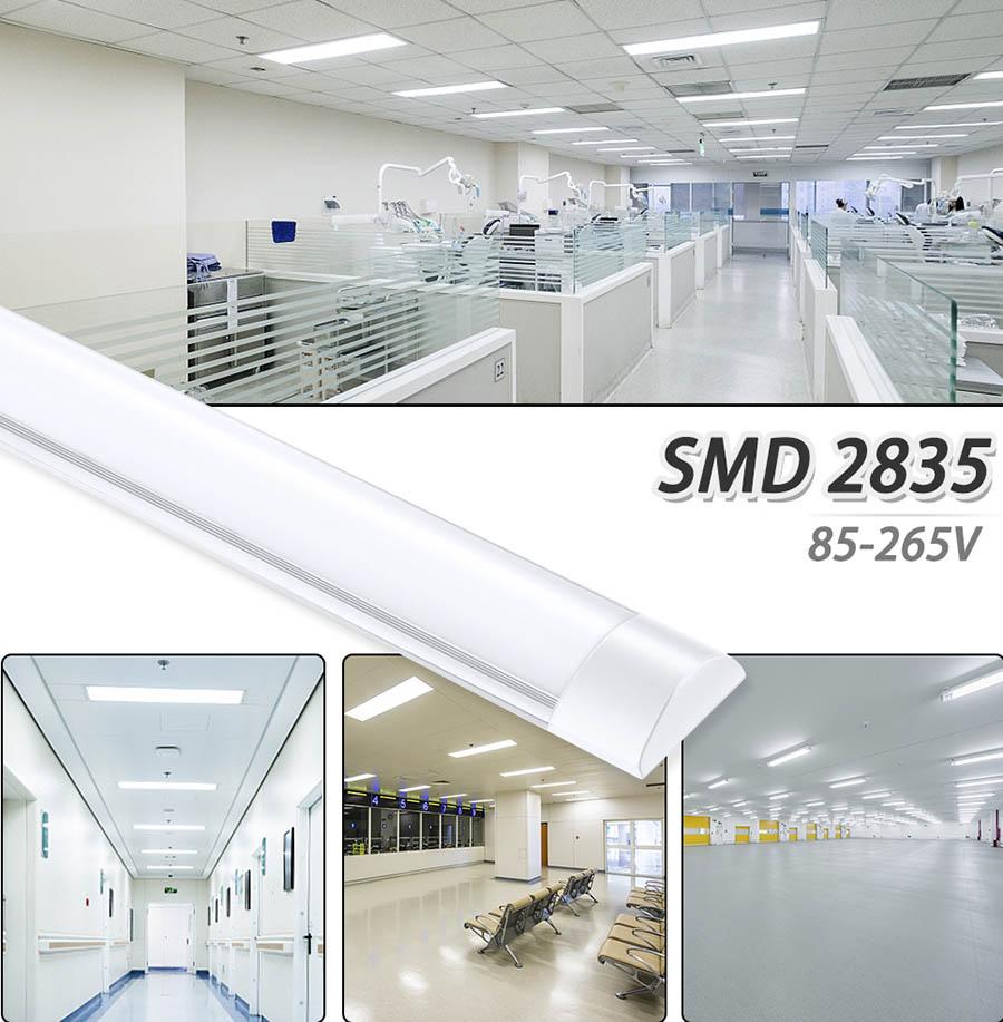 Lumieres LED V-shaped cooler door light strips with dual-sided illumination, 85-265V, solar outdoor lighting available in US stock