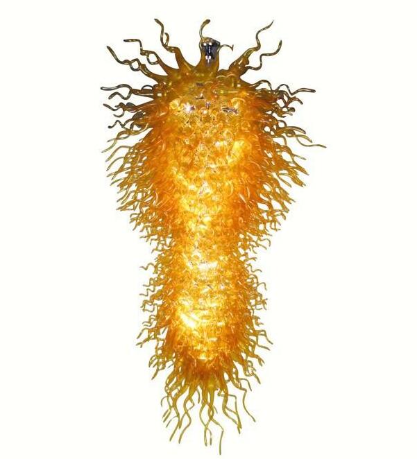 Luxury antique-style gold LED chandeliers with handcrafted Italian crystal glass
