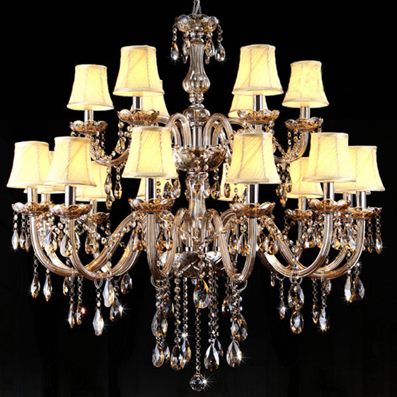 Luxury European crystal chandeliers for elegant penthouse staircases and living spaces, stylish lighting for creative restaurant and bedroom decor