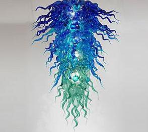 Luxury hand-blown glass chandeliers and LED crystal lighting for elegant home decor