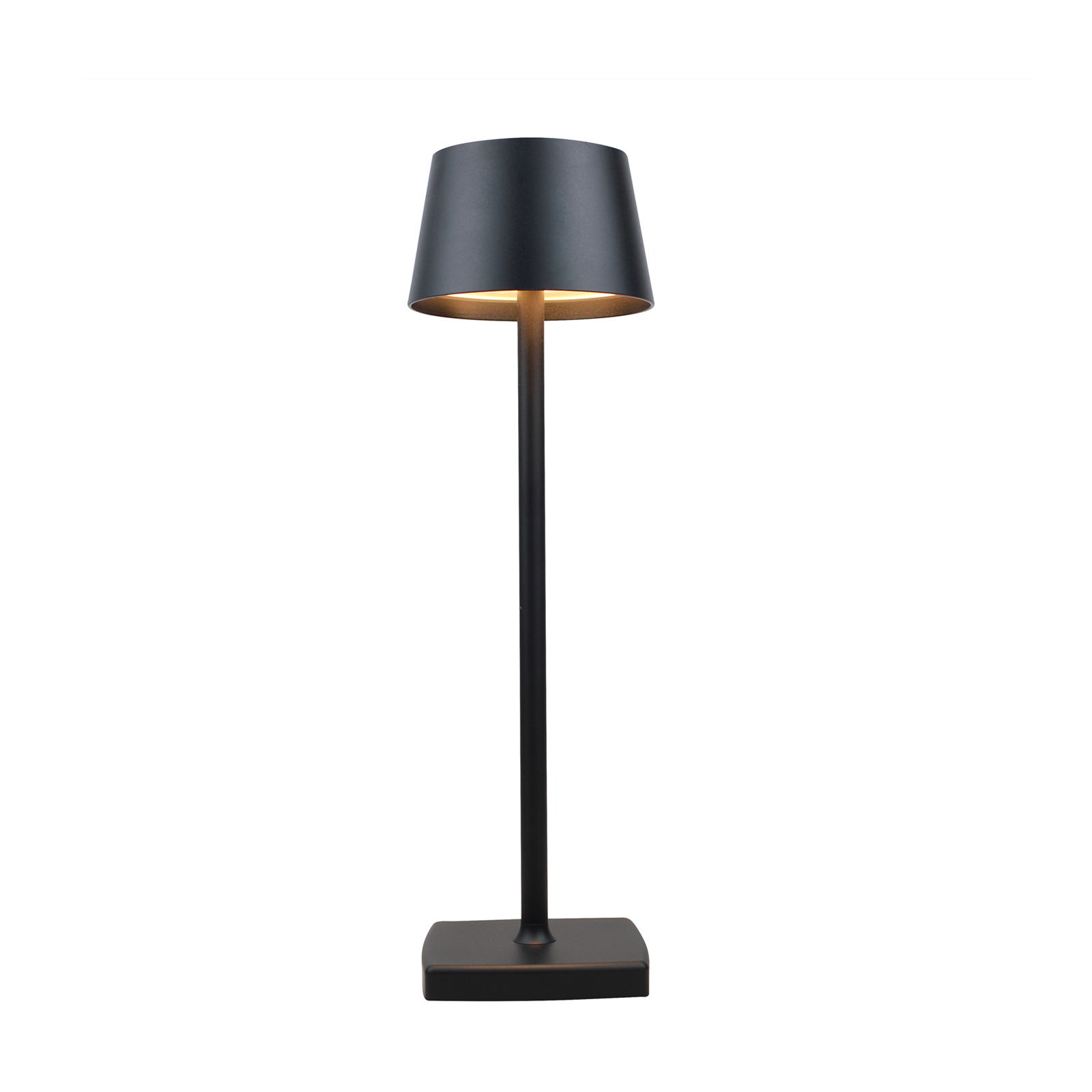 MADCKDEDRT cordless dimmable LED lamps with IP54 rating for indoor and outdoor use in black