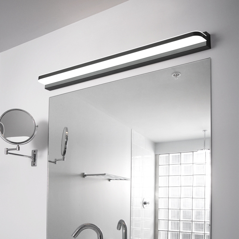 Makeup mirror LED strip with USB power for vanity or bathroom backlighting