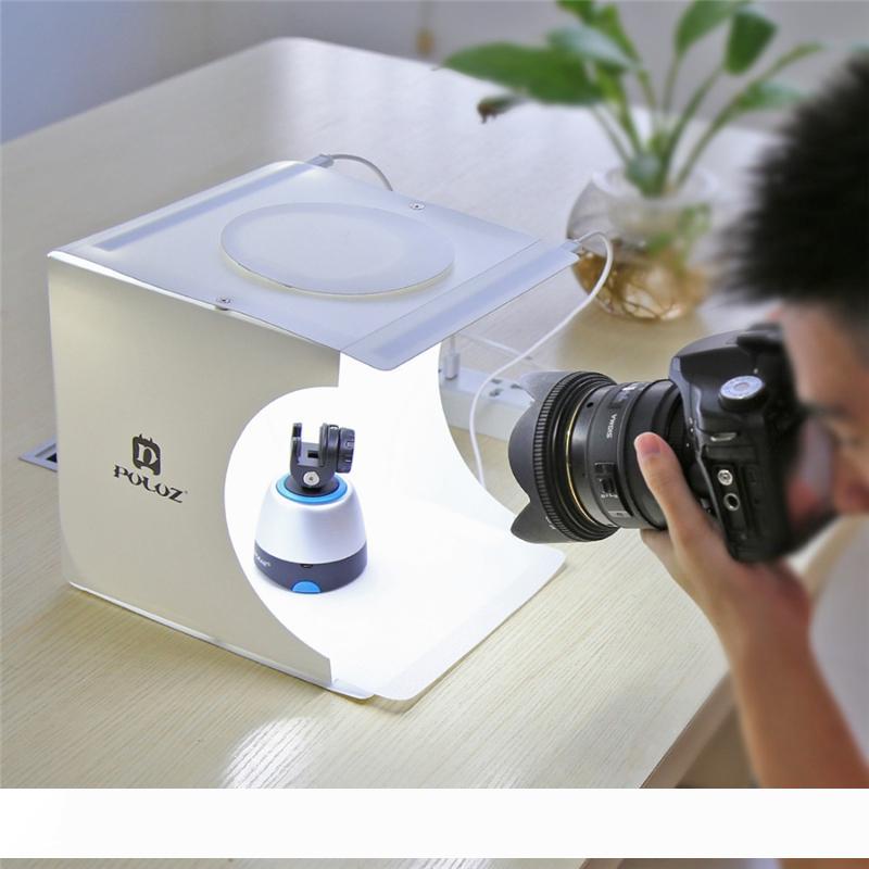 Mini Folding Studio Diffuse Soft Box Lightbox with 2 LED Panels 6 Photography Background Photo Studio box