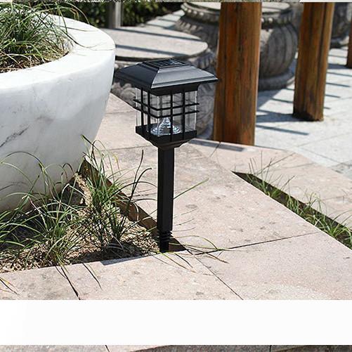 Mini solar garden lights with 3 LEDs, 46cm ABS waterproof outdoor decor from Shenzhen factory