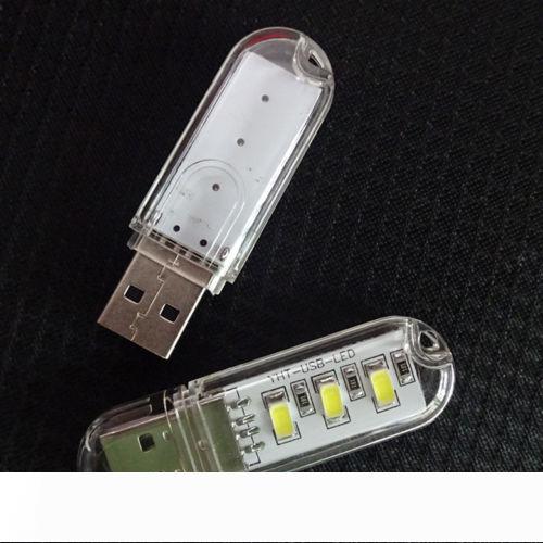 Mini USB LED book light with 5730 lamps, ideal for camping, laptops, computers, notebooks, and as a mobile power charger, reading bulb, or night light