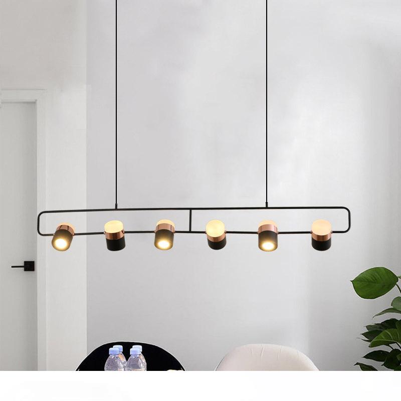 Modern 360-degree rotating pendant lights with Nordic vintage design, voltage range 90V-260V, ideal for coffee shops and villas