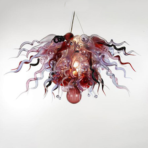 Modern crystal chandelier lighting fixtures with hanging chain for living spaces, stairs, and lofts