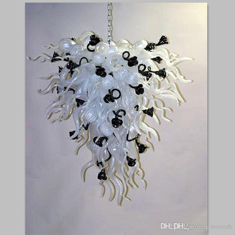 Modern crystal chandelier with contemporary floral design, crafted from hand-blown Murano glass