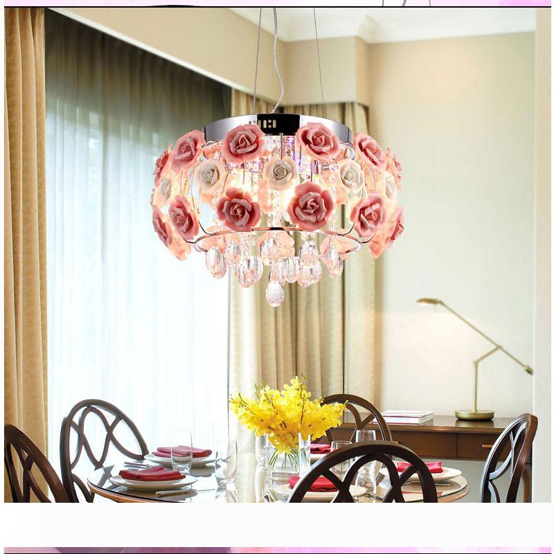 Modern crystal chandeliers for kitchens, luxury hotel rooms, and elegant entry foyers with E14 LED lamps