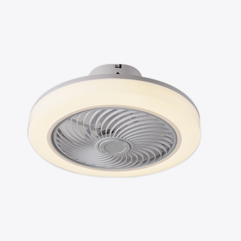 Modern Decorative Fan Light with Adjustable White and Silent Remote Control
