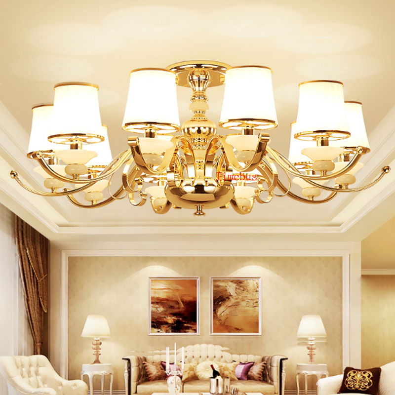 Modern European-style ceiling lights for living rooms, restaurants, bedrooms, hotels, and beauty salons with glass shades and surface-mounted fixtures
