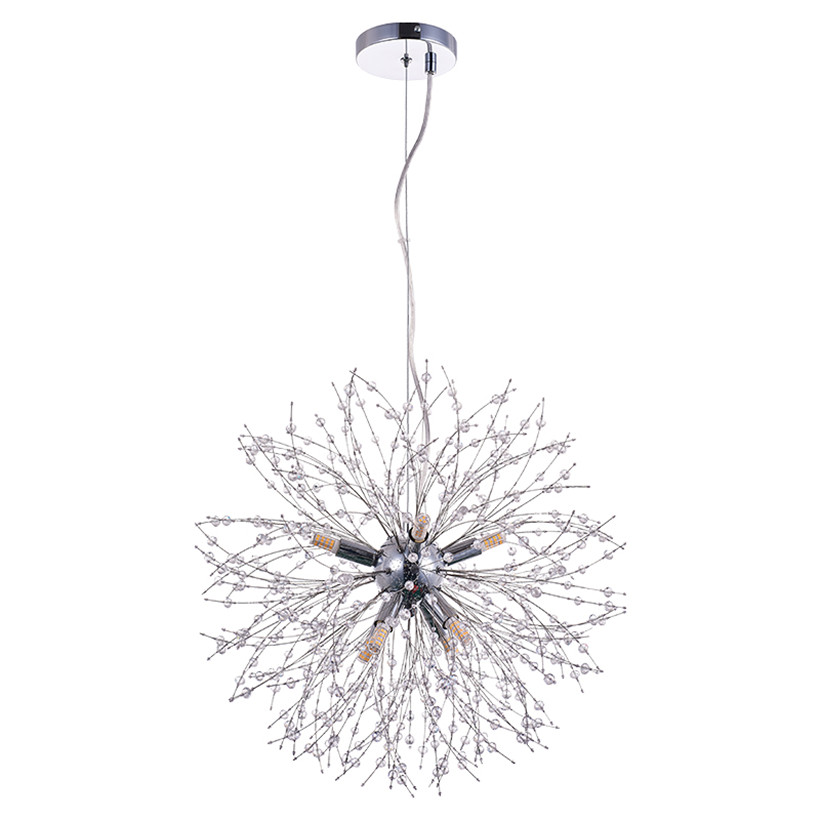 Modern handmade chandelier with chain pendant for energy-efficient living room and bedroom lighting decor