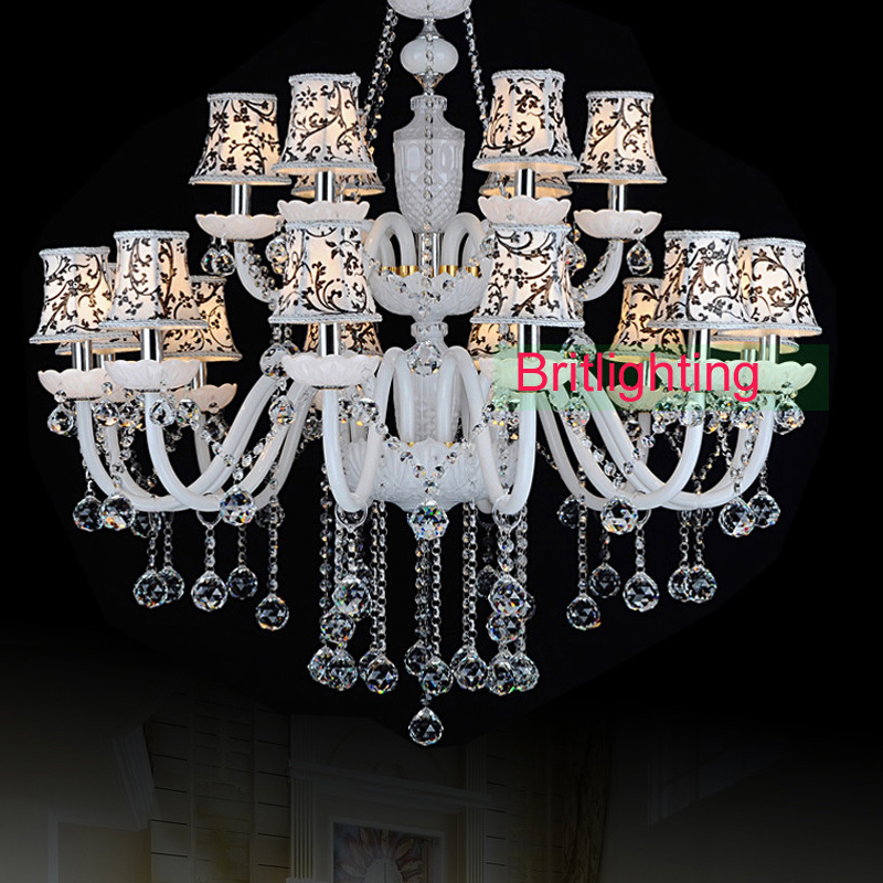 modern hotel lobby crystal lighting fixtures  
country-style living room lamps  
bohemian glass ceiling light with 18 candle-style bulbs