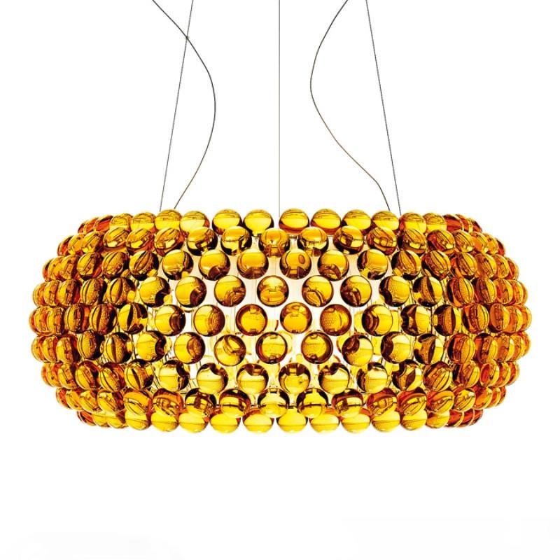 Modern iron pendant lamp with suspension design for bedroom or dining room, compatible with LED bulbs, operates on 110-240V AC