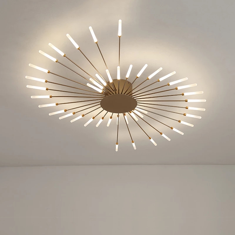 Modern LED ceiling chandeliers for stylish home lighting in living rooms, bedrooms and kitchens