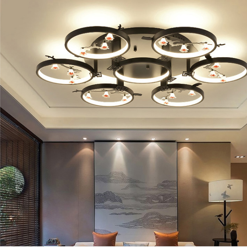 Modern LED ceiling lights for living rooms, bedrooms, and restaurants with simple atmospheric household lighting