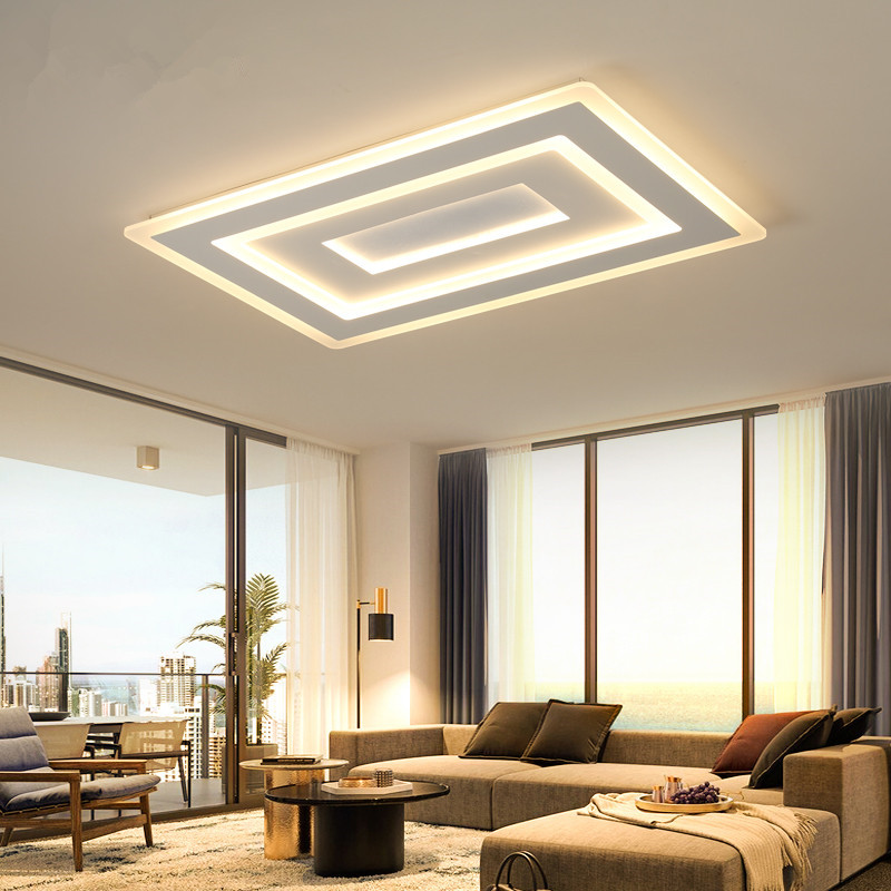 Modern LED ceiling lights for living rooms, studies, bedrooms, and home decor with AC85-265V dimmable function