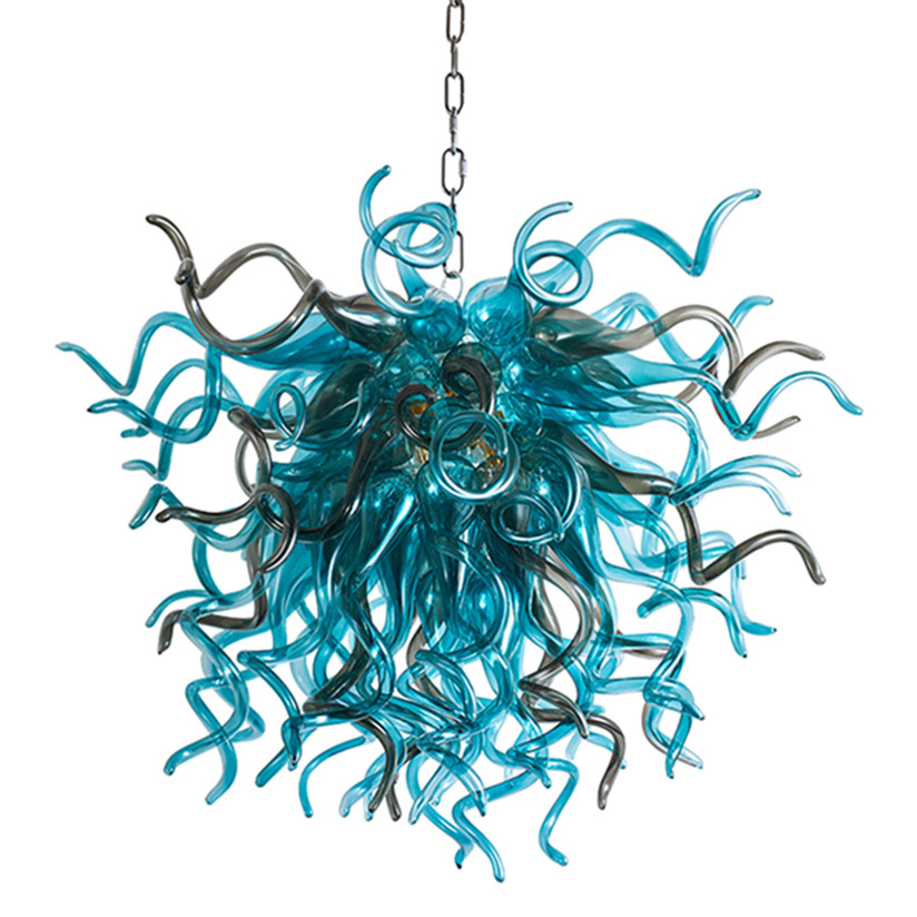 Modern LED chandelier with multi-colored lights for living and dining rooms, 80cm wide and 70cm high ceiling hanging lamp suitable for kitchen and bedroom decor