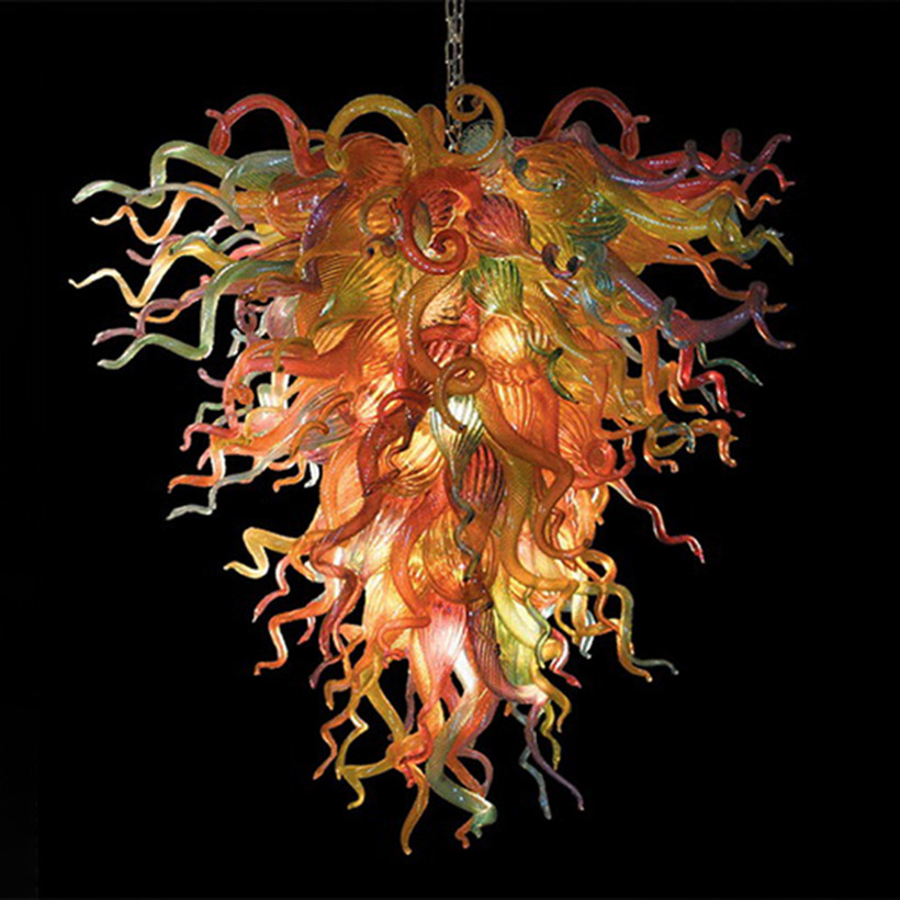 Modern LED crystal chandelier pendant light, 36x48 inches, ideal for living rooms, dining areas, and bedroom decor