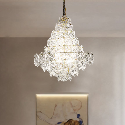 Modern LED dimmable chandelier lights for dining and living rooms