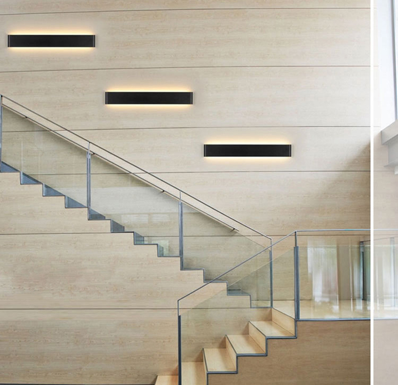 Modern LED stair wall lamp for bedside and hallway decor