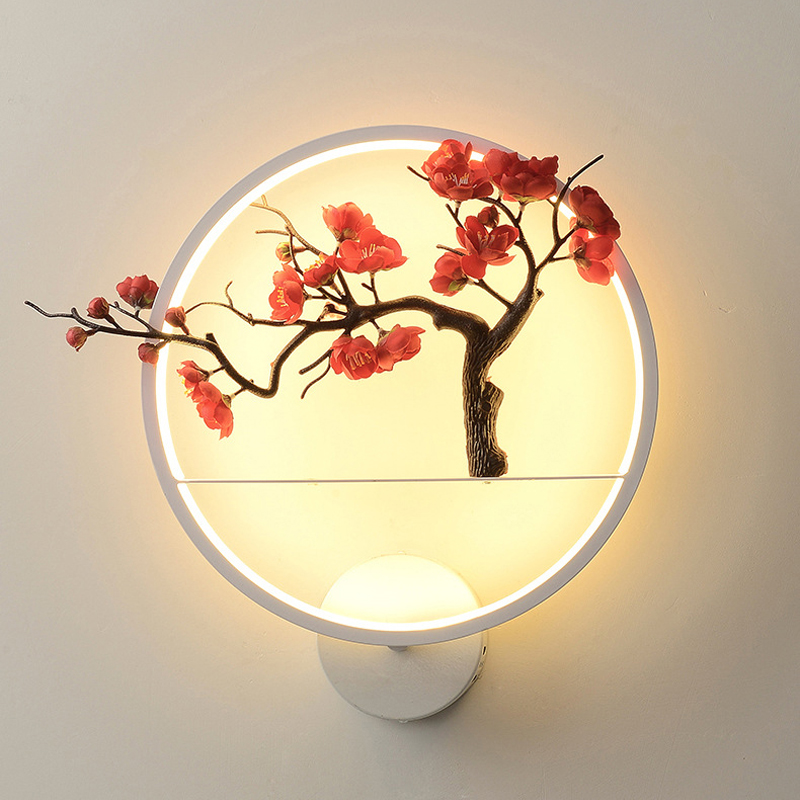 Modern living room and study wall lamps  
Master bedroom bedside art lamp  
Simple LED wall light fixtures  
Chinese-style tea house and corridor decor lighting