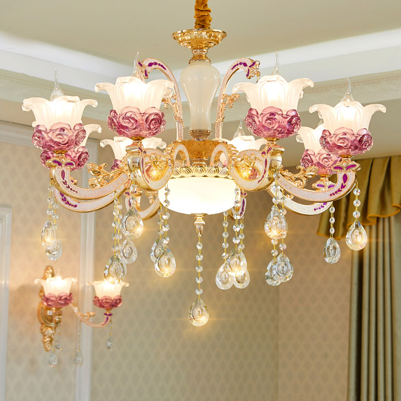 Modern luxury LED chandelier with feather design for living rooms, bedrooms, hotels, and restaurants, crafted from zinc alloy