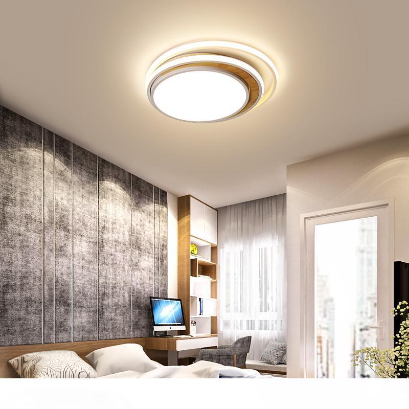 Modern minimalist LED ceiling lights for living spaces, bedrooms, and balconies featuring sleek aluminum designs