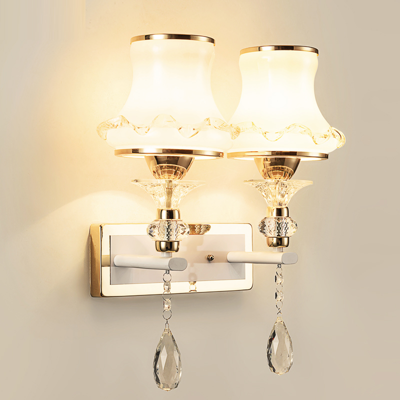 Modern minimalist LED wall sconce for bedroom, living room, restaurant, or corridor lighting