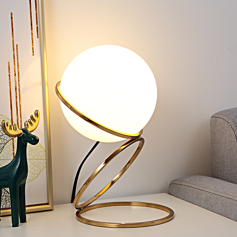 Modern Nordic-style LED bedside lamps for cozy bedroom and office decor