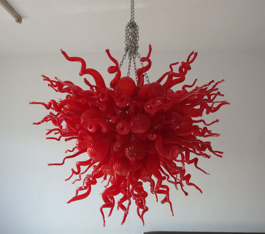 Modern Red Glass Chandelier - Large Murano Crystal LED Pendant Light

Stylish Hanging Chandelier with Murano Glass and LED Lighting

Contemporary Red Crystal Chandelier with LED Bulbs

Elegant Mura...