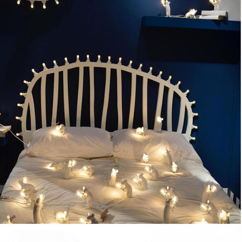 Modern SELETTI Mouse LED Table Lamp for Kids' Room, Nordic Style Home Decor with EU AU US UK Plug