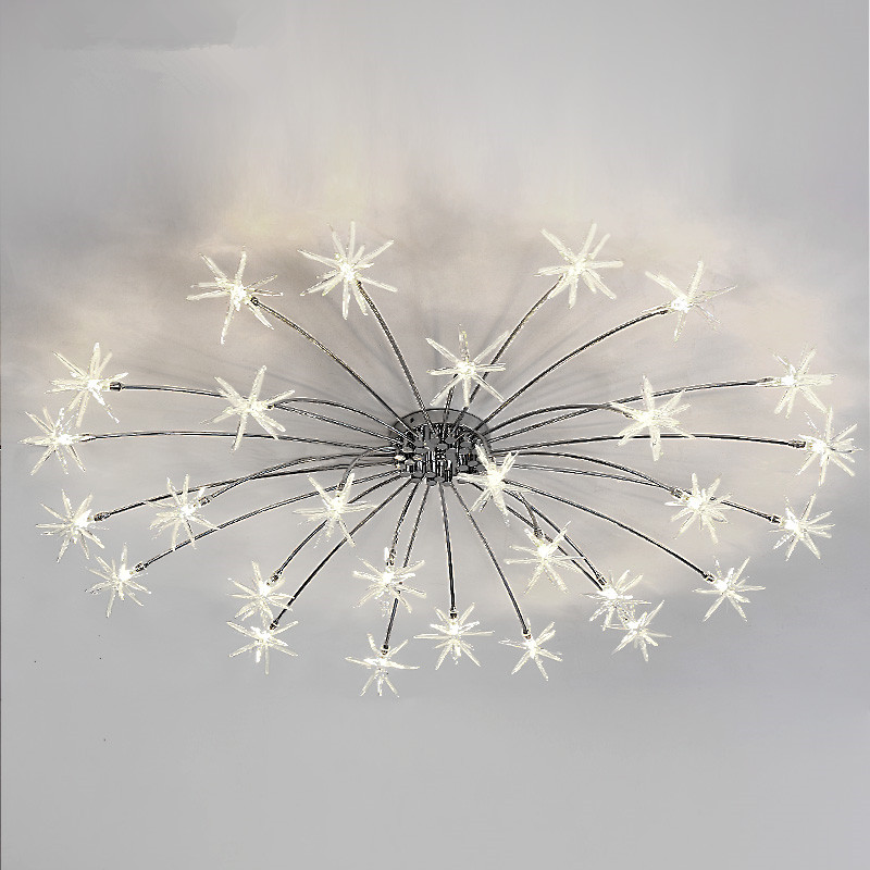 Modern Sky stars LED ceiling light for romantic bedroom and stylish living room decor