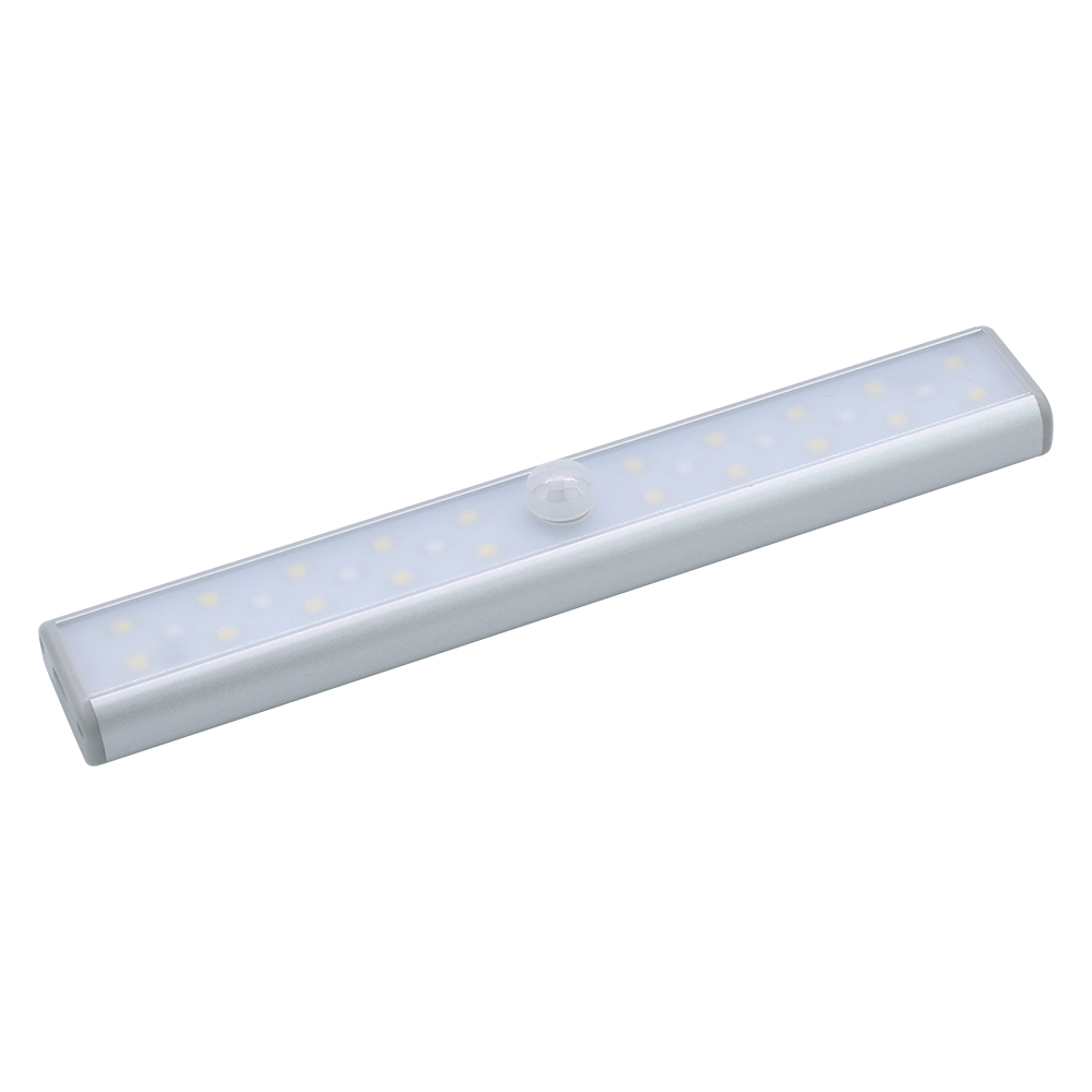 Modern smart home LED wardrobe light with wireless charging and motion sensor
