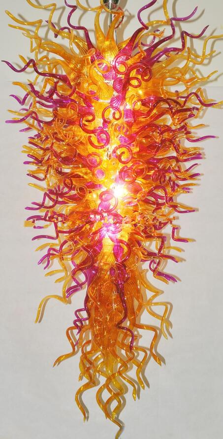 Modern staircase chandelier featuring high-quality contemporary European Italian design with handcrafted Murano glass