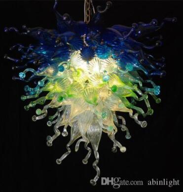 Moroccan-inspired handmade colored glass chandelier for stylish home lighting