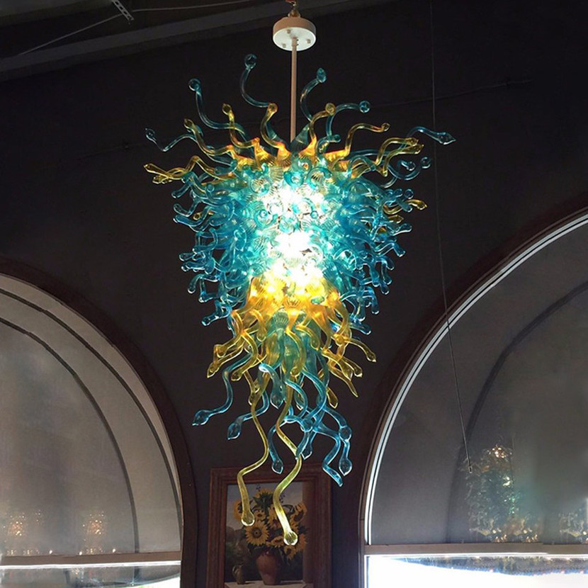 Murano Glass Chandeliers Lamp Italy Style LED Custom Handmade Chandelier Pendant Lamps
