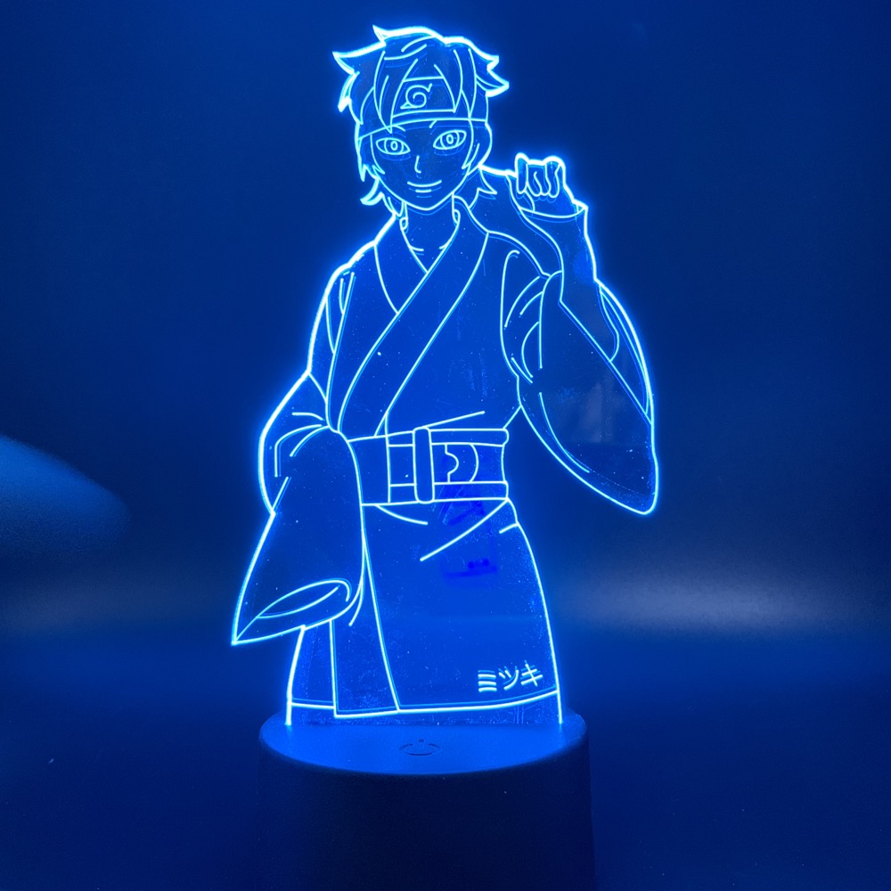 Naruto Uzumaki Boruto 3D LED Night Light Action Figure Lamp