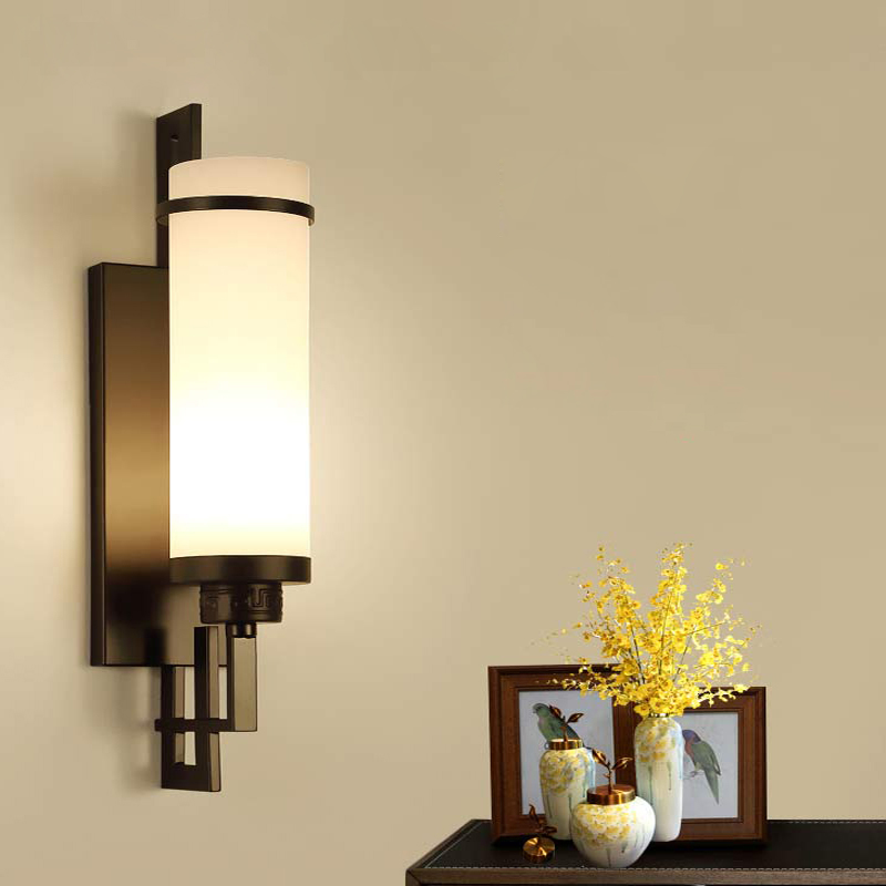 New Chinese Wall Lamps Simple Bedroom Bedside Lights Stairway Aisle Corridor Vanity Light Living Room Background Wall Decoration Lamp